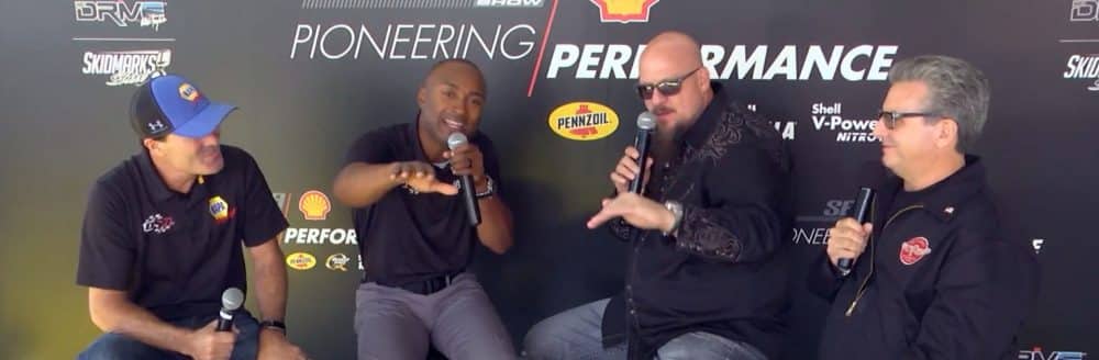 DSR's Antron Brown and Ron Capps at SEMA 2016